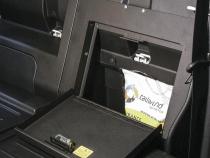 Rear Cubby Cover 05-22 Tacoma Crew Cab Black Tuffy Security Products