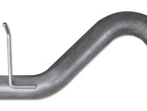 Exhaust Pipe 4 Inch 07.5-10 Silverado/Sierra 2500/3500 Diesel First Section Pass Steel Exhaust Tail Pipe Diamond Eye