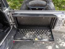 Tailgate Lockbox - 18-22 Wrangler JL MOLLE Panel Black Tuffy Security Products