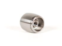 Stubby Shift Knob Stainless Steel Black M12x1.25 Manual For Subaru/Ford GrimmSpeed