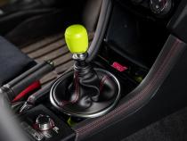 Stubby Shift Knob Stainless Steel Black M12x1.25 Manual For Subaru/Ford GrimmSpeed