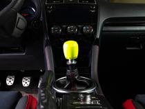 Stubby Shift Knob Stainless Steel Red M12x1.25 Manual For Subaru/Ford GrimmSpeed