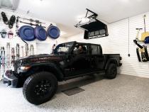HOSS Storage Hardtop Hoist For Jeep 2018-Current Wrangler JL Black Bestop