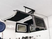 HOSS Storage Hardtop Hoist For Jeep 2018-Current Wrangler JL Black Bestop