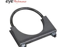 Exhaust Clamp 4 Inch Standard Steel U-Bolt Saddle Clamp Diamond Eye
