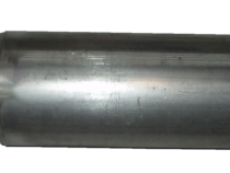 Diesel Exhaust Muffler 32 Inch Round 4 Inch Center/ Dual Aluminized Performance Louvered Exhaust Muffler Diamond Eye