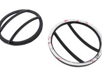 Jeep JK Front Marker Covers Pair 07-18 Wrangler JK Powdercoat Black Kentrol