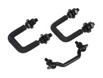 Jeep CJ Windshield Tie Down Kit 55-86 CJ Powdercoat Black Kentrol