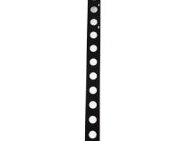 Jeep CJ 54 Inch Front Bumper with holes 45-86 CJ Powdercoat Black Kentrol