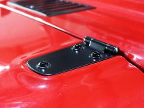 Jeep TJ Hood Hinge Pair 97-06 Wrangler TJ Powdercoat Black Kentrol
