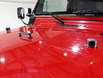 Jeep TJ/JK Windshield Tie Down Kit 97-14 Wrangler TJ/JK Powdercoat Black Kentrol