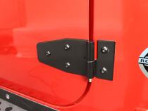 Jeep TJ Door Hinge Set 4 Pieces 97-06 Wrangler TJ Powdercoat Black Kentrol