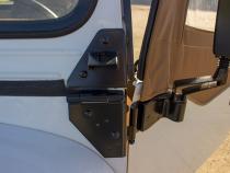 Jeep CJ/YJ Light Bracket Pair 76-95 CJ and Wrangler YJ Powdercoat Black Kentrol