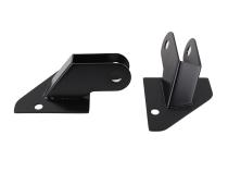 Jeep YJ Mirror Relocation Bracket Pair 87-95 Wrangler TJ Powdercoat Black Kentrol