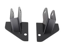 Jeep YJ Mirror Relocation Bracket Pair 87-95 Wrangler TJ Powdercoat Black Kentrol