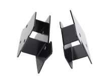Jeep TJ Mirror Relocation Bracket Pair 03-06 Wrangler TJ Powdercoat Black Kentrol
