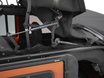 Supertop Ultra Squareback Soft Top For Jeep 2007-2018 Wrangler JK 4 Door Black Bestop
