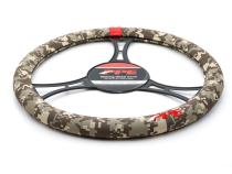 Steering Wheel Cover - Digital Camo Desert Tan Fits 15.5 in steering wheels