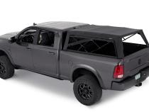 Supertop Truck Bed Cap 2 For Supertop for Truck 2 - '19-2024 Ram 1500 5.7 Foot Black Diamond PVC Coated Sailcloth No Drill Bestop