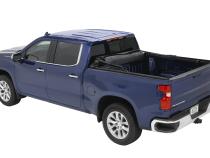 Supertop Truck Bed Cap 2 For Chevy/GMC 2020-2024 Silverado/Sierra 2500/3500 HD 6.8 Foot Black Diamond PVC Coated Sailcloth No Drill Bestop