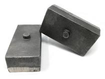 Cast Iron Lift Blocks 2 Inch 03-Up Ram 2500 03-Up Ram 3500 4WD Pair Tuff Country