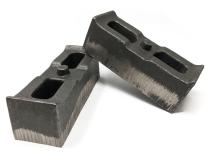2 Inch Cast Iron Lift Blocks 01-10 Silverado 4WD/GMC Sierra 2500HD/3500HD 4WD Pair Tuff Country