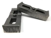 1 Inch Cast Iron Lift Blocks 01-10 Silverado 4WD/GMC Sierra 2500HD/3500HD 4WD Pair Tuff Country