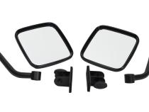 Jeep TJ/JK E-Z Detach Mirrors Pair 97-18 Wrangler TJ/JK Textured Black Kentrol