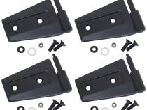 Jeep JK Door Hinge Set 4 Pieces 2 Door 07-18 Wrangler JK Textured Black Kentrol