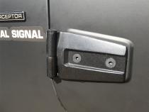 Jeep JK Door Hinge Set 4 Pieces 2 Door 07-18 Wrangler JK Textured Black Kentrol