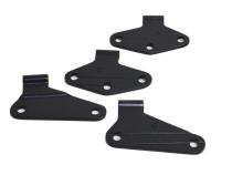 Jeep JK Body Door Hinge Set 4 Pieces 2 Door 07-18 Wrangler JK Textured Black Kentrol