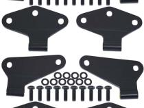Jeep JK Body Door Hinge Set 8 Pieces 4 Door 07-18 Wrangler JK Textured Black Kentrol