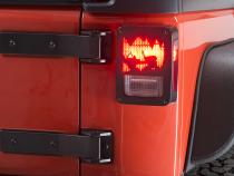 Jeep JK Heritage Taillight Guard 07-18 Wrangler JK Textured Black Kentrol