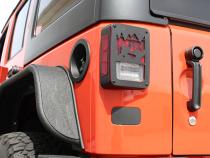 Jeep JK Plate Delete Badge 07-18 Wrangler JK Textured Black Kentrol
