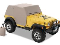All Weather Jeep Trail Cover For Jeep 1997-2006 Wrangler TJ Charcoal/Gray Bestop