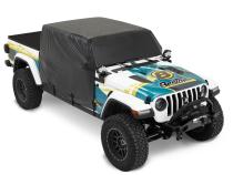 All Weather Jeep Trail Cover For Jeep 2020-2024 Gladiator 4 Door Black Bestop