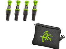 4 Piece Adjustable Tire Deflator (PSI 10-30) Kit &amp;amp; Storage Bag Up Down Air