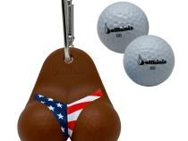 Bottom Chocolate USA Bikini Golf Ball Holder Ballkinis