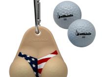 Bottom Vanilla USA Bikini Golf Ball Holder Ballkinis