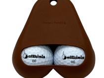 Top Chocolate Breast Cancer Ribbon Bikini Golf Ball Holder Ballkinis