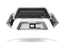 Tacoma Truck Bed Cap SmartCap EVO Sport Matte Black For 05-15 Toyota Tacoma 6 Foot Standard Bed RSI SmartCap