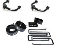 3 Inch Front Strut Spacer 3 Inch Rear Lift Blocks w/U Bolts + Lift Front Upper Control Arms 04-20 F-150 06-08 Mark LT Freedom Off-Road
