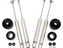 2.5 Inch Front / 2.5 Inch Rear Lift Spacers w/ Shocks 07-18 Wrangler JK Freedom Off-Road