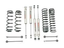 07-18 Jeep JK Wrangler 4 Inch 4DR/4.5 Inch 2DR Lift w/ Coil Springs, Monotube Shocks, and Extended Sway Bar End Links Freedom Off Road