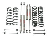 18+ Jeep JL Wrangler 4 Inch 4DR/4.5 Inch 2DR Lift w/ Coil Springs, Monotube Shocks, and Extended Sway Bar Links Freedom Off Road