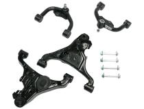Front Upper and Lower Control Arms w/ Cam Bolts For 2-4 Inch Lift 2005-2021 Nissan Frontier/2005-2012 Nissan Pathfinder/2005-2015 Nissan Xterra Freedom Off-Road