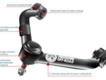 Front Upper Control Arms for 2-4 Inch Lift 08-21 LX570 09-21 Land Cruiser Freedom Off-Road