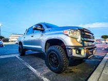 1-4 Inch Adjustable Coilovers 3 Inch Rear Lift Block and U-bolts Rear Shocks 07-21 Toyota Tundra Freedom Off-Road