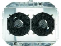 61-64 Ford F-100 Aluminum Performance Radiator and Dual 12 Inch Fan Kit Cold Case Radiators