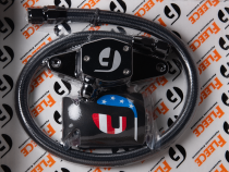 Cummins Coolant Bypass Kit 12V 94-98 with Stainless Steel Braided Line Fleece Performance